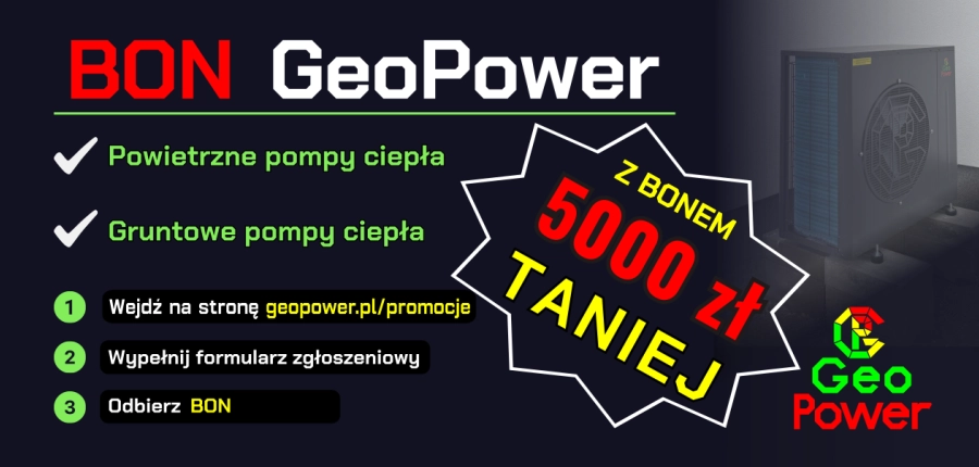 Bon na pompy ciepła GeoPower