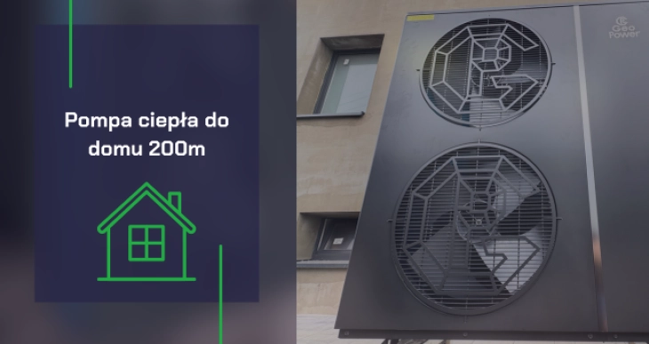 Koszt pompy ciepła do domu 200m2 - GeoPower
